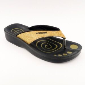 Aerosoft sandal guld